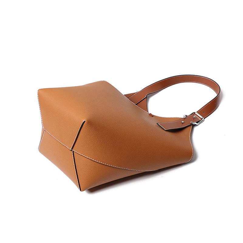 Sacs à dos en cuir véritable asymétriques pour femmes