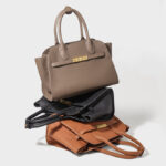 Sac à main en cuir véritable avec fermeture à clé pour femmes