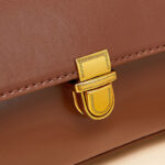 Baguette-Taschen aus echtem Leder für Frauen (Minimal)