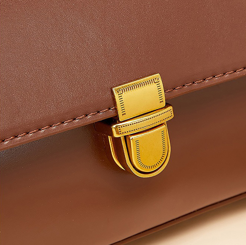 Baguette-Taschen aus echtem Leder für Frauen (Minimal)