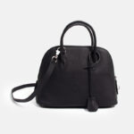 Sac à main en cuir véritable en forme de coquillage pour femme