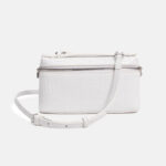Sac à main en cuir véritable Crocodile Minimalist Crossbody Top Handle Bag de la femme