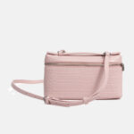 Sac à main en cuir véritable Crocodile Minimalist Crossbody Top Handle Bag de la femme