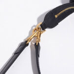 Women's Minimalist Genuine Leather Lock-Closure Zipper Shoulder Bag