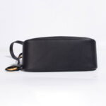 Women's Minimalist Genuine Leather Lock-Closure Zipper Shoulder Bag