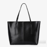Women's Oily Crackle Genuine Leather Large Shoulder Tote Bags