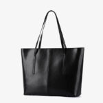 Women's Oily Crackle Genuine Leather Large Shoulder Tote Bags