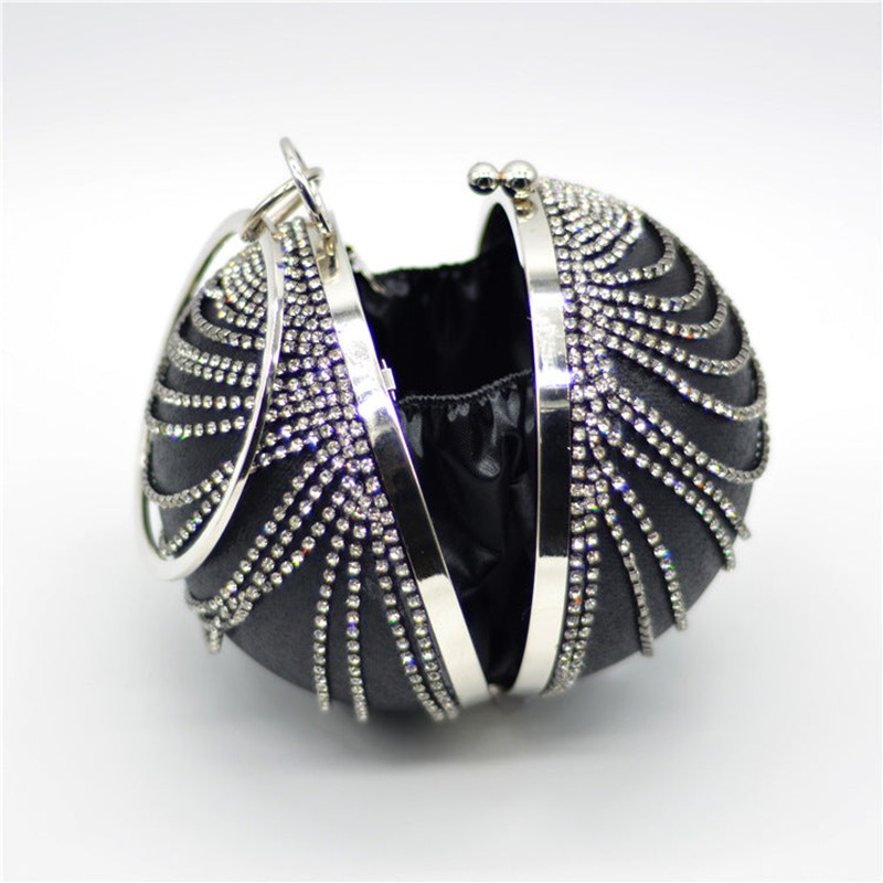 Women's Rhinestone Chain Ball Evening Clutch