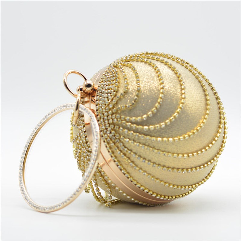 Women's Rhinestone Chain Ball Evening Clutch