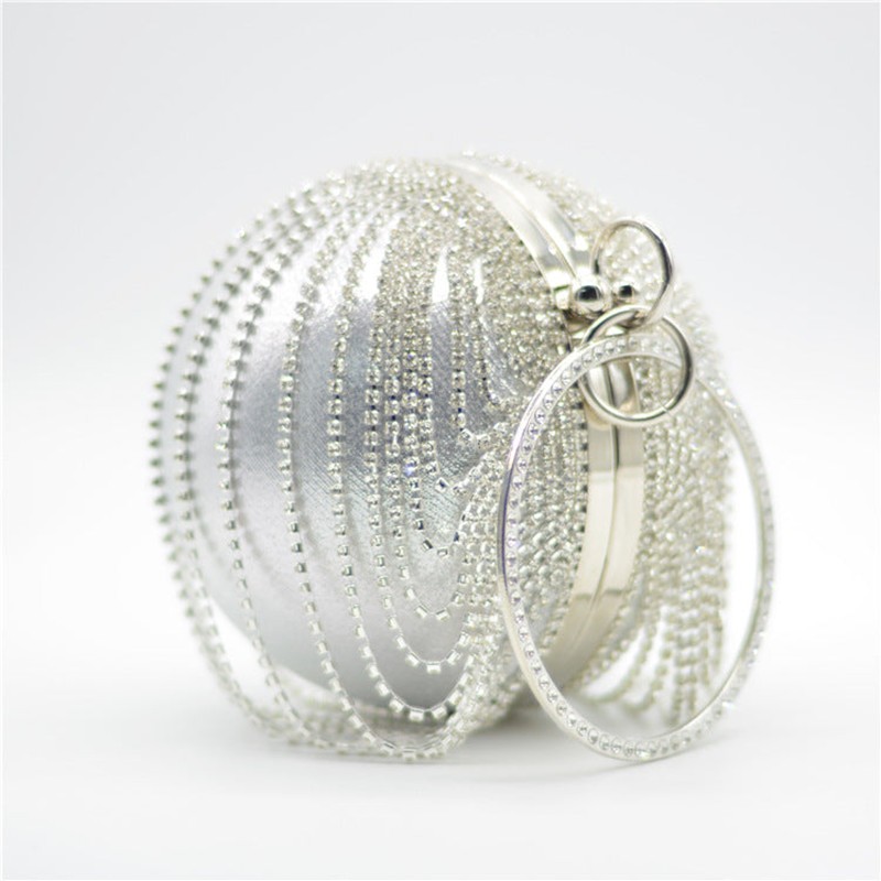 Women's Rhinestone Chain Ball Evening Clutch