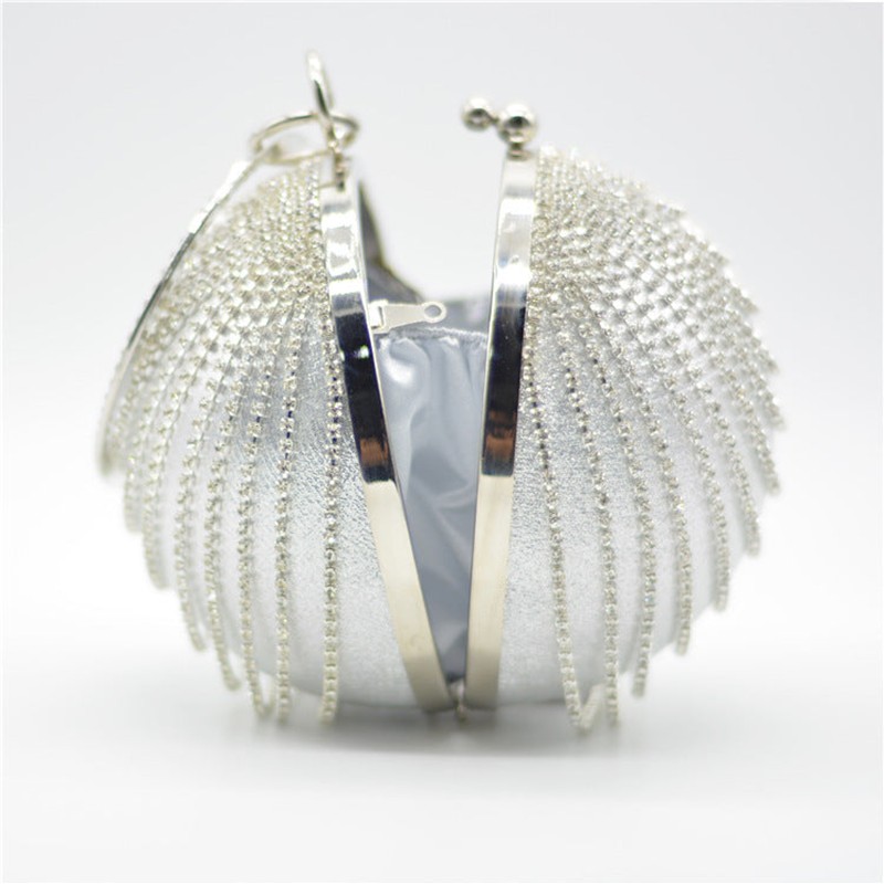 Women's Rhinestone Chain Ball Evening Clutch