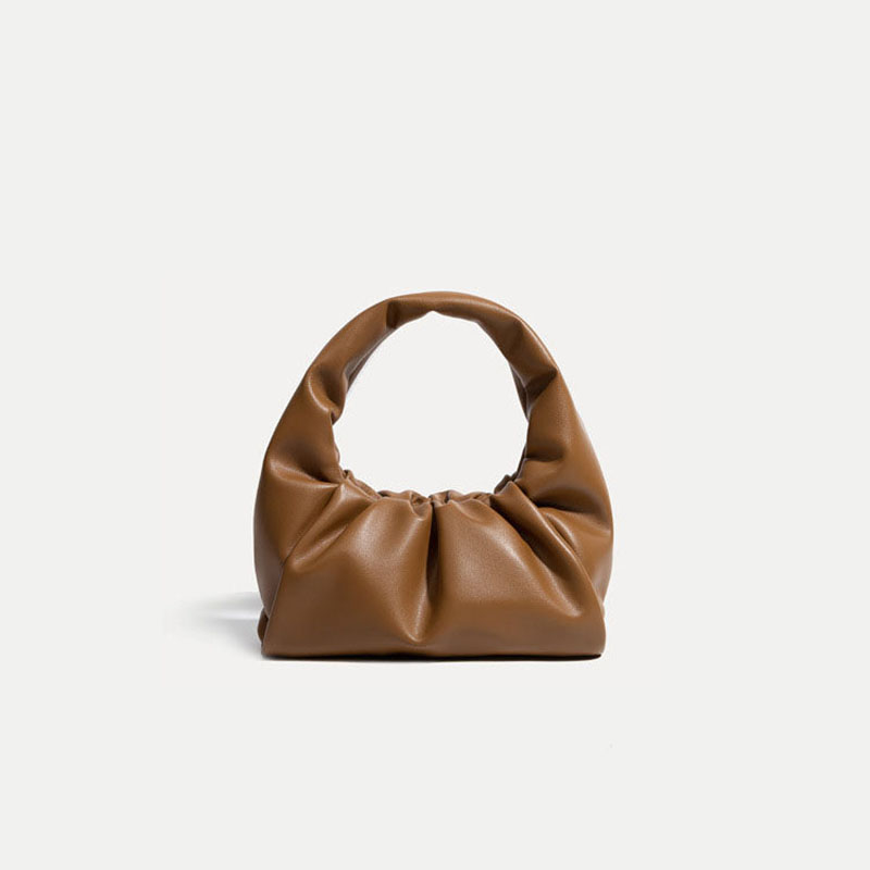 Women's Slouchy Handle bag in Genuine Leather