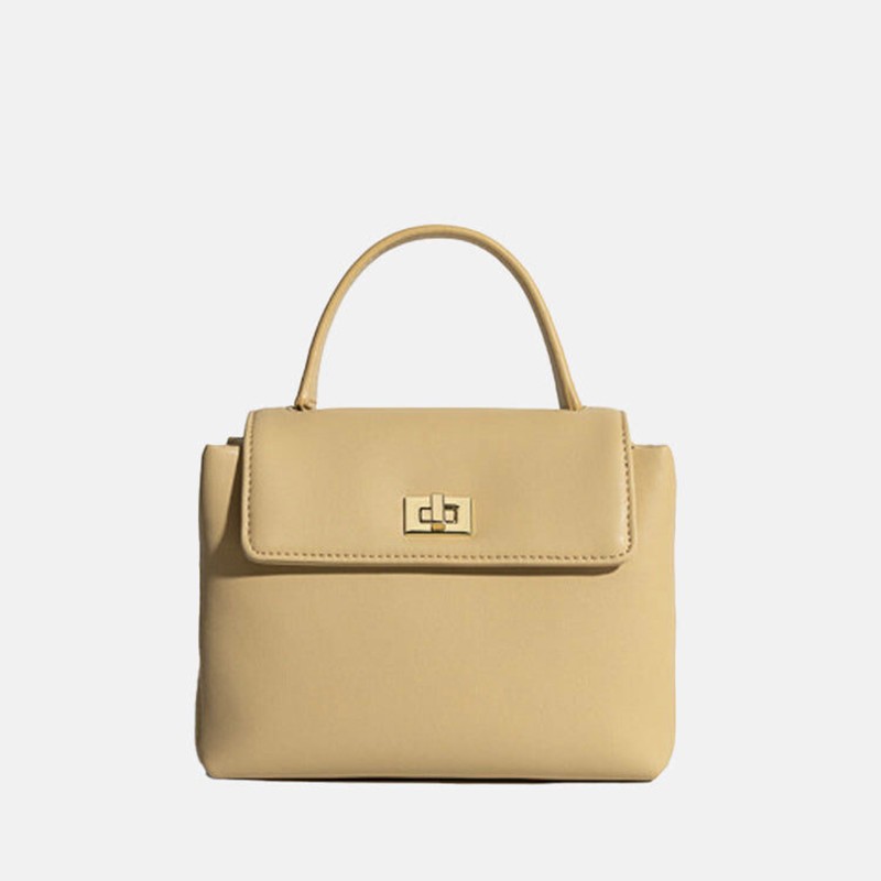 Petits sacs à main minimaux en cuir véritable à rabat pour femmes