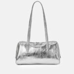 Women's Vintage Genuine Leather Pillow-Shaped Shoulder Bag