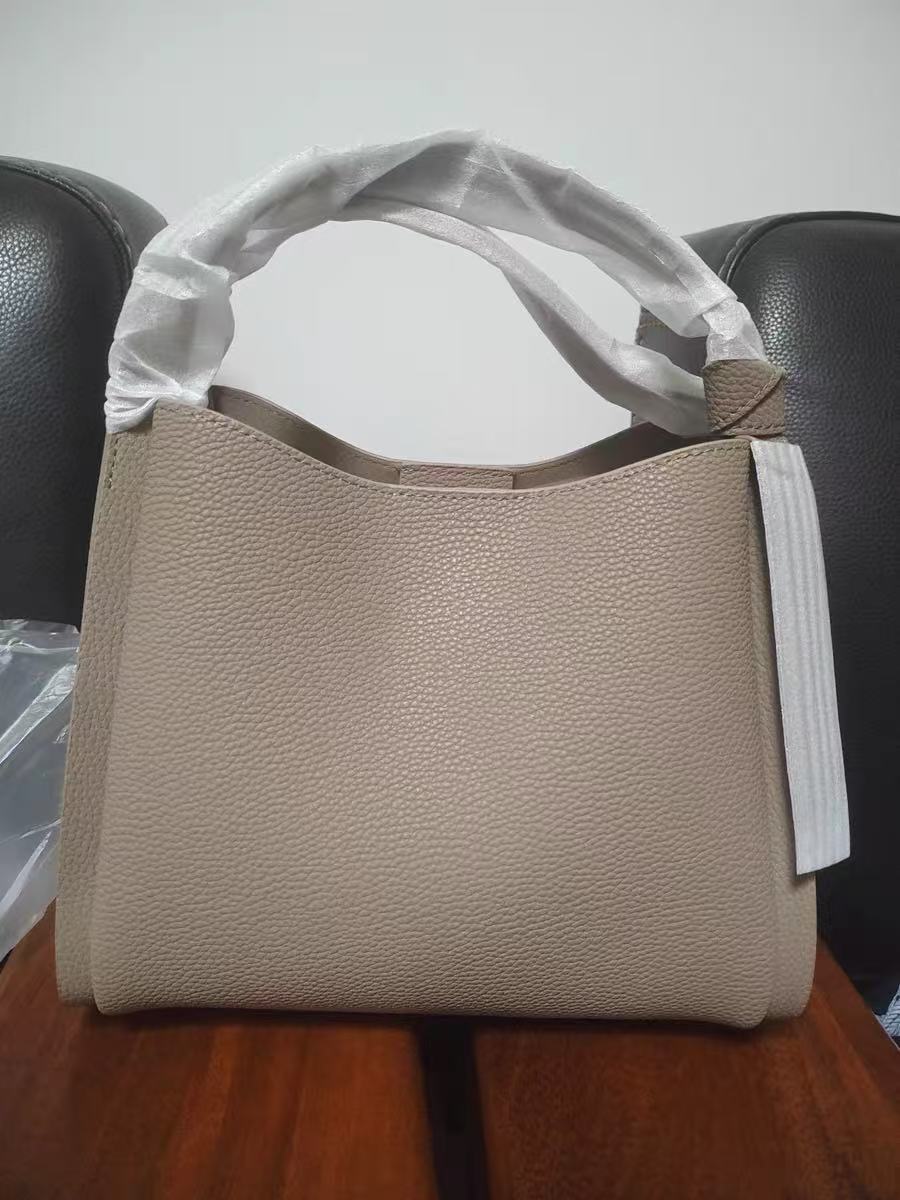 Women's Genuine Leather Crossbody Shoulder Bucket Bag In Minimalist photo review