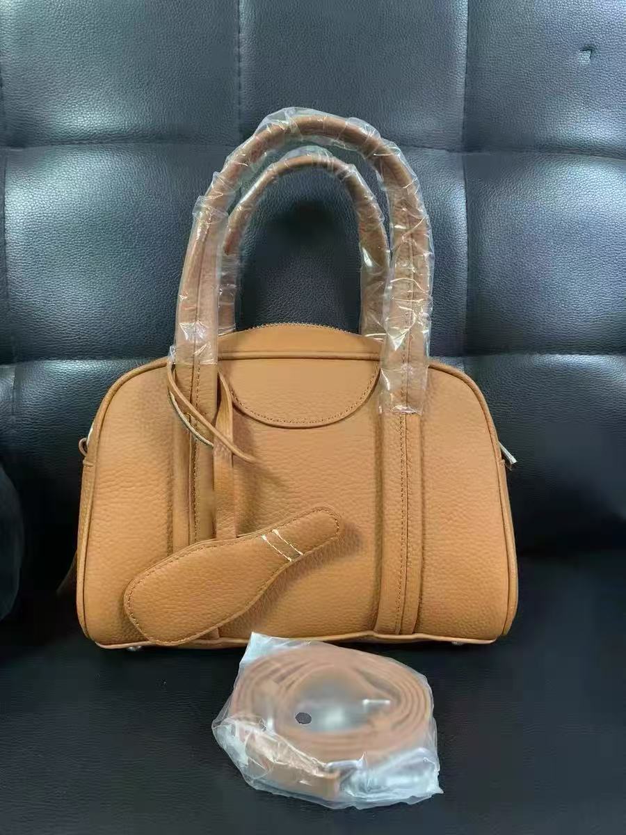 Sac à main en cuir véritable avec fermeture à glissière pour femmes photo review