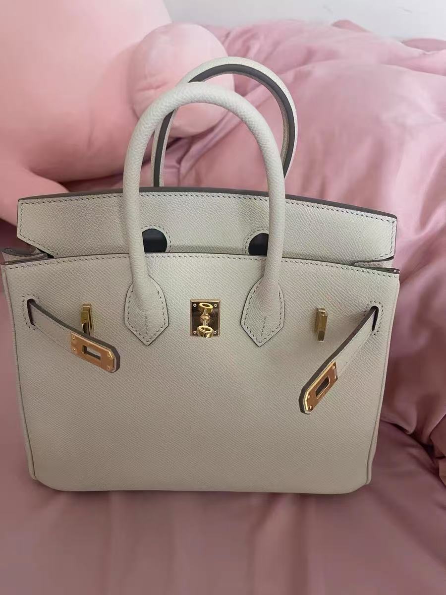Sacs à main en cuir Epsom pour femmes, avec quincaillerie dorée photo review