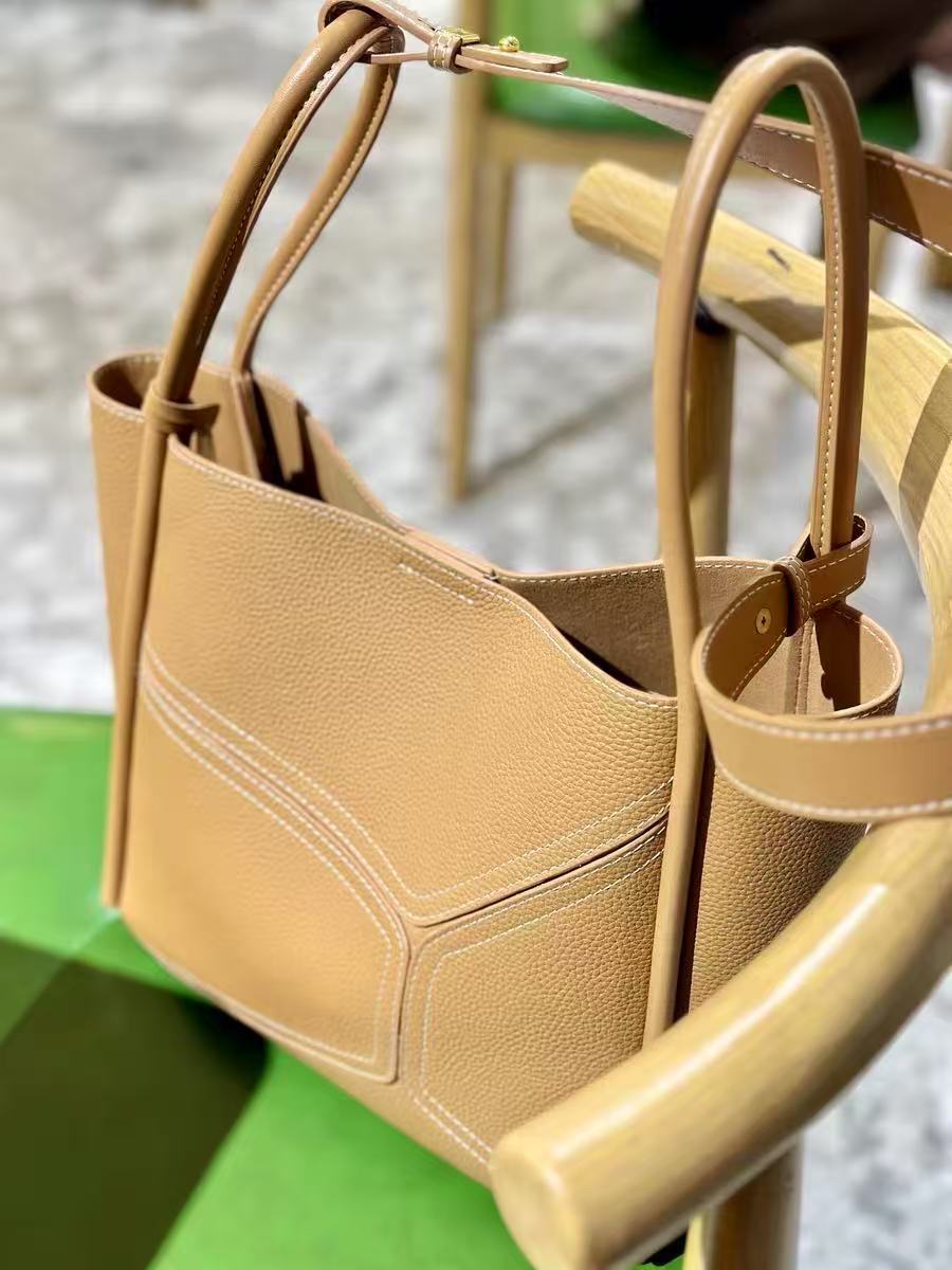 Sac à main vintage en cuir véritable avec coutures géométriques pour femmes photo review
