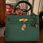 Women's Epsom Leather Top Handle Bag in Gold Hardware photo review