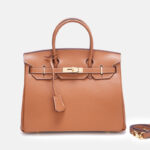 Sacs à main en cuir Epsom pour femmes, avec quincaillerie dorée