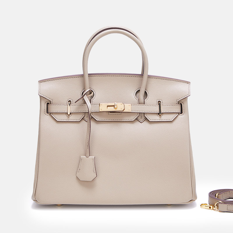 Sacs à main en cuir Epsom pour femmes, avec quincaillerie dorée