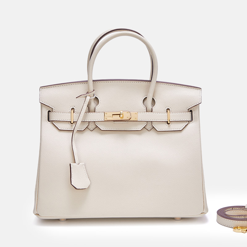 Sacs à main en cuir Epsom pour femmes, avec quincaillerie dorée