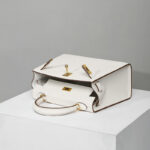 Women's Epsom Leather Top Handle Bag in Gold Hardware
