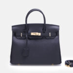 Sacs à main en cuir Epsom pour femmes, avec quincaillerie dorée