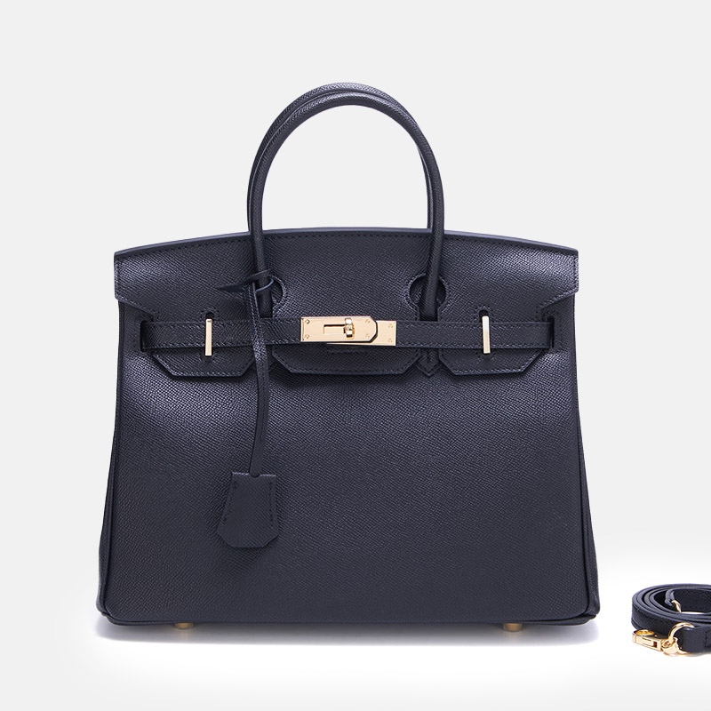 Sacs à main en cuir Epsom pour femmes, avec quincaillerie dorée