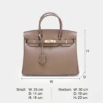Sacs à main en cuir Epsom pour femmes, avec quincaillerie dorée