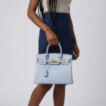 Sacs à main en cuir Epsom pour femmes, avec quincaillerie dorée