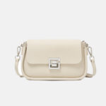 Sac à bandoulière magnétique en cuir véritable pour femmes