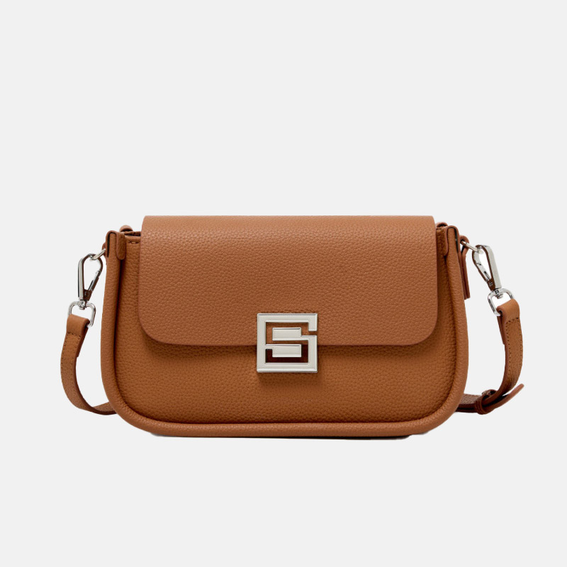 Sac à bandoulière magnétique en cuir véritable pour femmes
