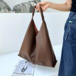 Women's Genuine Leather Minimalist Hobo Bag