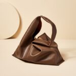 Women's Genuine Leather Minimalist Hobo Bag
