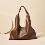 Women's Genuine Leather Minimalist Hobo Bag