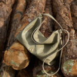 Women's Genuine Leather Pleated Hobo Shoulder Bag
