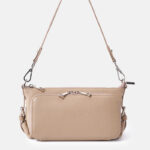 Women's Minimalist Top-Grain Leather Crossbody Shoulder Bag