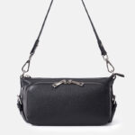 Women's Minimalist Top-Grain Leather Crossbody Shoulder Bag
