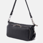 Women's Minimalist Top-Grain Leather Crossbody Shoulder Bag