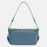 Women's Minimalist Top-Grain Leather Crossbody Shoulder Bag