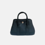 Women's Minimalist Full-Grain Leather handle Tote Bag With Crossbody Strap