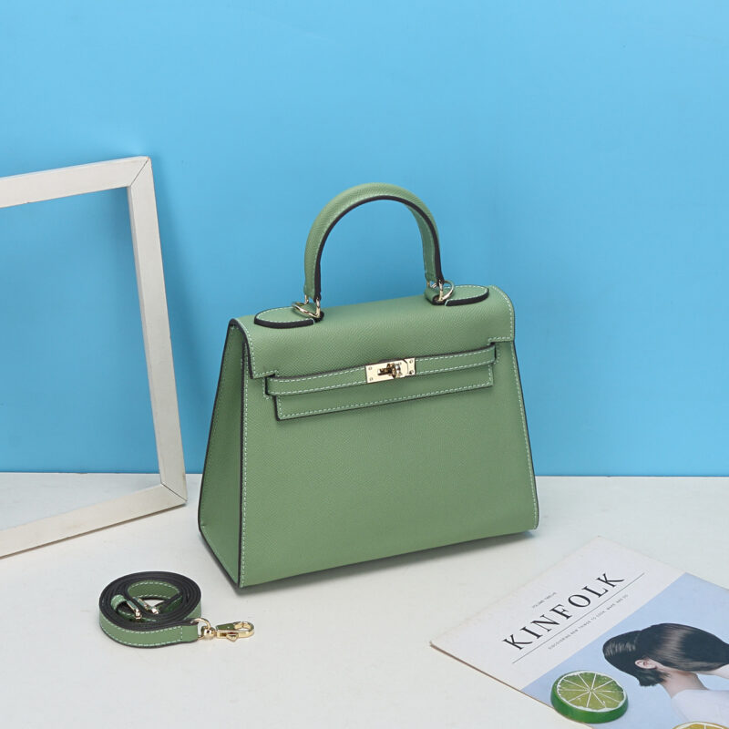 Sac à main en cuir Epsom pour femmes, quincaillerie dorée