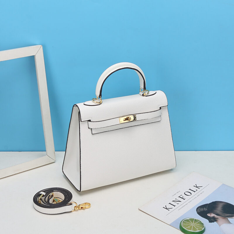 Sac à main en cuir Epsom pour femmes, quincaillerie dorée