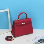 Sac à main en cuir Epsom pour femmes, quincaillerie dorée