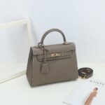 Sac à main en cuir Epsom pour femmes, quincaillerie dorée