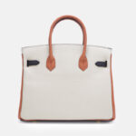 Damen Vollnarbenleder Color-Block Gold Lock Closure Henkeltasche mit Schlüssel & Schloss und Schlüsselriemen