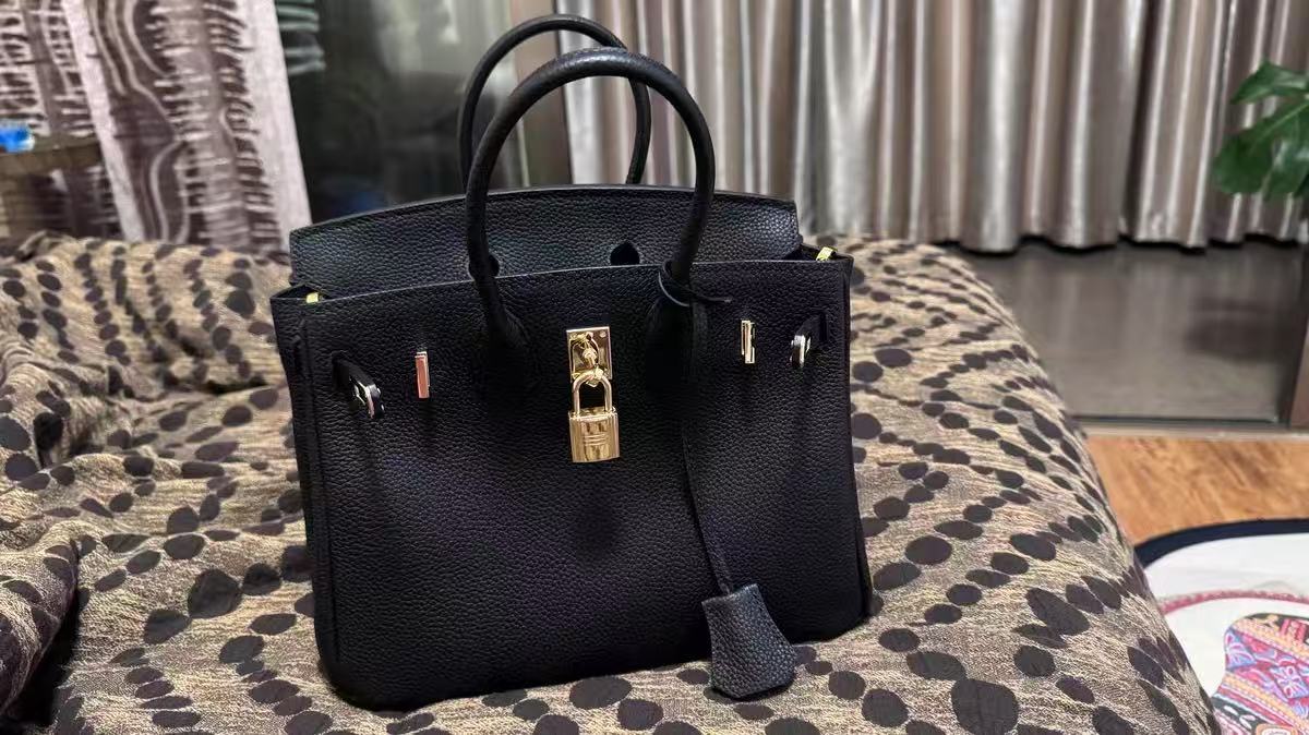 Damen Echtes Leder Top Handle Handtaschen - 25cm photo review