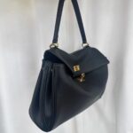 Sac à bandoulière en cuir noir pour femmes photo review