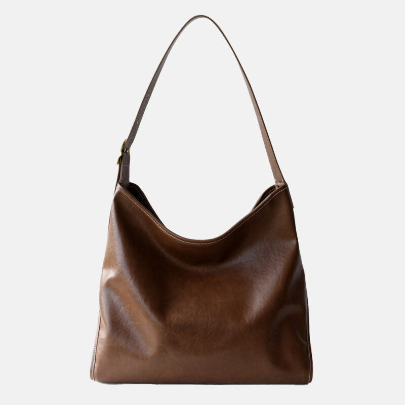 Women's Vintage Split Leather Hobo Shoulder Bag